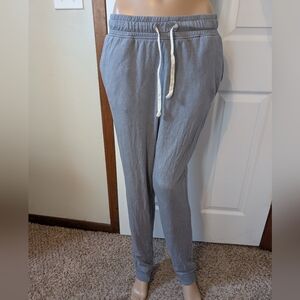 Magnolia Soft Heather Gray Joggers W/Drawstring Size Large